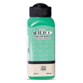 Artdeco Y-070R-3612 Akrilik Boya 140 Ml Yeşil