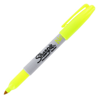 Sharpie 1881076 Fine Permanet Markör Sarı Neon