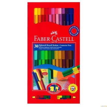 Faber Castell Eğlenceli Keçeli 30 Renk