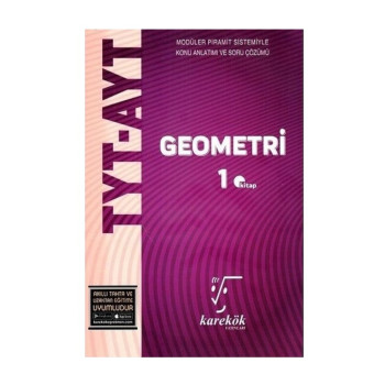 Karekök Tyt - Yks Geometri 1. Kitap Konu Anlatımı