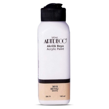 Artdeco Y-070R-3619 Akrilik Boya 140 Ml Beyaz