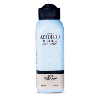 Artdeco Y-070R-3679 Akrilik Boya 140 Ml Bebek Mavi