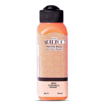 Artdeco Y-070R-3603 Akrilik Boya 140 Ml Turuncu