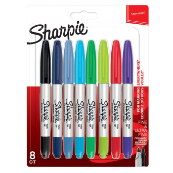 Sharpie 2065409 Twintip Permanent Markör Karışık