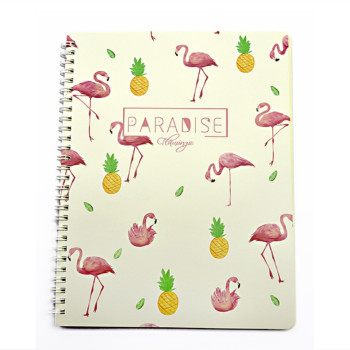 Taros 3923 A/4 Spiralli Flamingo Defter