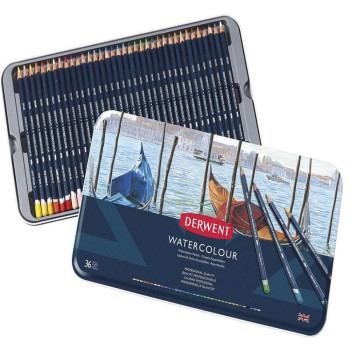 Derwent 32885 Aquarell Boya Kalemi 36 Renk