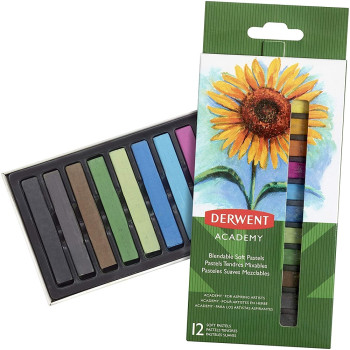 Derwent 2302397 Academy Soft Pastel 12 Renk