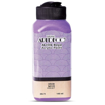 Artdeco Y-070R-3608 Akrilik Boya 140 Ml Mor