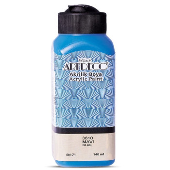 Artdeco Y-070R-3610 Akrilik Boya 140 Ml Mavi