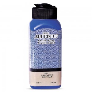 Artdeco Y-070R-3611 Akrilik Boya 140 Ml Lacivert