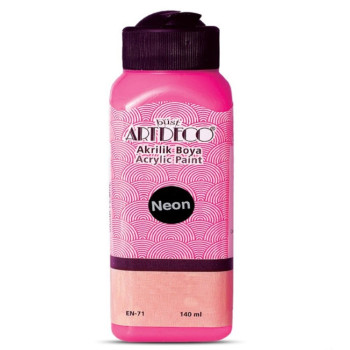 Artdeco Y-070R-3610 Akrilik Boya 140 Ml Neon Pembe