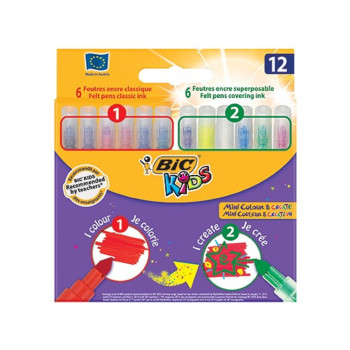 Bic 892221 Mini Colour&Create 12 Renk