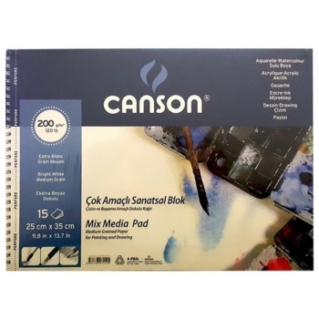 Canson 200152535 Resim Blok 25X35 200Gr 15 Yaprak