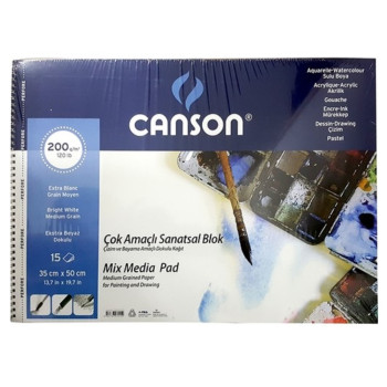 Canson 20013550 Resim Blok 35X50 200 Gr 15 Yaprak