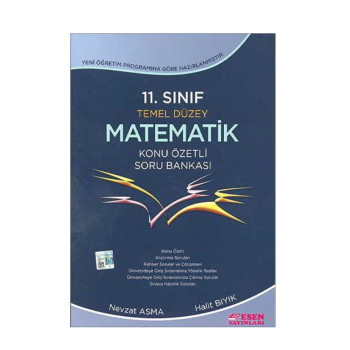 Esen 11.Sınıf Temel Düzey Matematik Soru Bankası