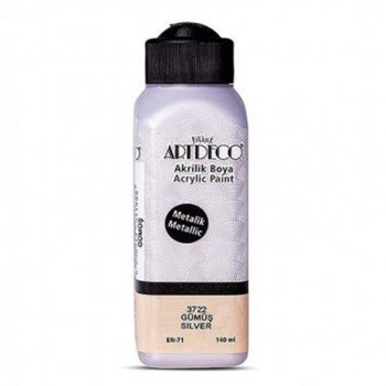 Artdeco Y-071R-3722 Metalik Akr.Boya 140 Ml Gümüş