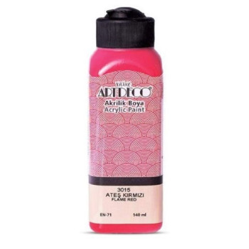 Artdeco Y-070R-3015 Akrilik Boya 140 Ml Ateş Kırm.