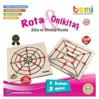 Bemi Rota Oniki Taş Ahşap Tabla Ve Boncuklar 16