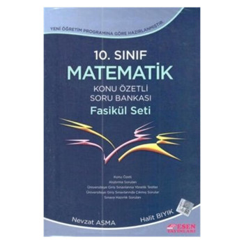 Esen 10. Sınıf Matematik Konu Özetli Soru Fasikülü