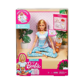 Mattel GNK01 Barbie Nefes Egzersizi Bebeği
