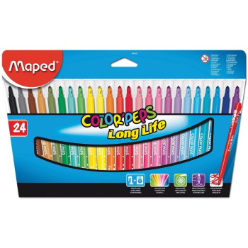 Maped 845022 Color Keçeli Kalem 24 Lü