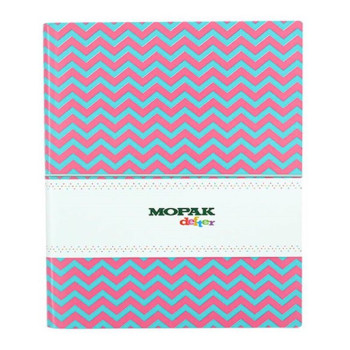 Mopak 0030 S.Deri Zigzag 19*25 96 Yp. Düz Defter