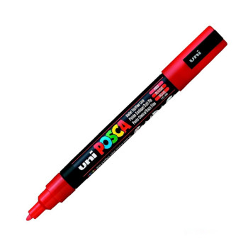 Uni Posca Markör Pc-3M Kırmızı