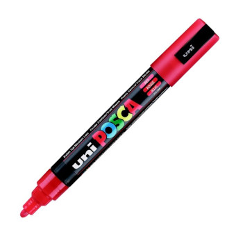 Uni Posca Markör Pc-5M Kırmızı