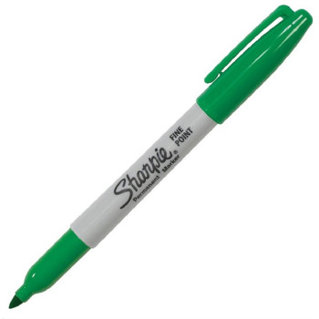 Sharpie 1741834 Fine Permanet Markör Yeşil