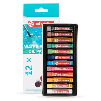 Talens 9029112 Water Soluble Pastel 12Li Set